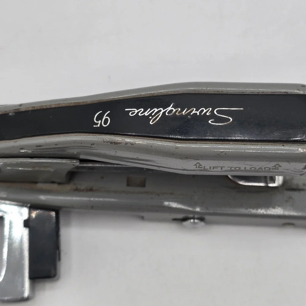 Vtg Swingline 95 Stapler Attached Staple Remover Compartment Tested